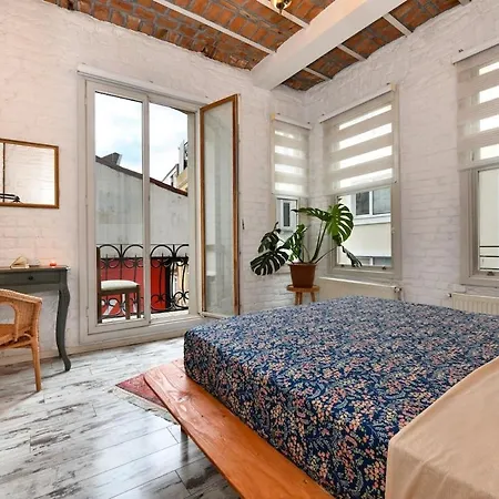 Lejlighed 2br Unique Terrace 2 Ac In Beyoglu Galata